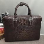 Exotic Genuine Crocodile Skin Businessmen Briefcase Authentic Alligator Leather