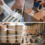 Transparent Self Adhesive Insulation Fiberglass Filament Tape Bi Directional