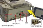 PR200 Hunter Trail Camera 49pcs IR 1080P 30FPS IP54 Waterproof Game Camera