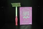 Guests Plastic Selfie Stick Custom Plastic Toys For Wedding Ceremony Pink Color