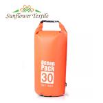 Black Blue Dry Bag Backpack Waterproof 5L / 10L / 20L / 30L Lightweight Backpack