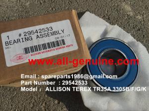 Quality ALLISON TRANSMISSION 29542533 BEARING TEREX NHL DUMP TRUCK TR35 TR50 TR60 TR100 3305B 3305F 3303 3307 TR45 TR70 MT4400 wholesale
