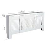 Study Room MDF Wood Radiator Cover Matte Finished