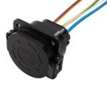 EVCOME Type 2 IEC 62196 Socket (250V 480V 32A) Ev Charger Connector Without