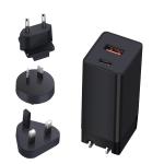 Portable GaN Fast Charger PD 65W AC Power Adapter EU / US / UK Plug