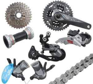 Quality ALIVIO M4000 M4050 9 Speed Shimano Bike Groupset wholesale