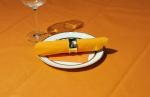 Disposable 2ply 274CM Length Airlaid Tablecloth Virgin Wood Pulp Soft Color