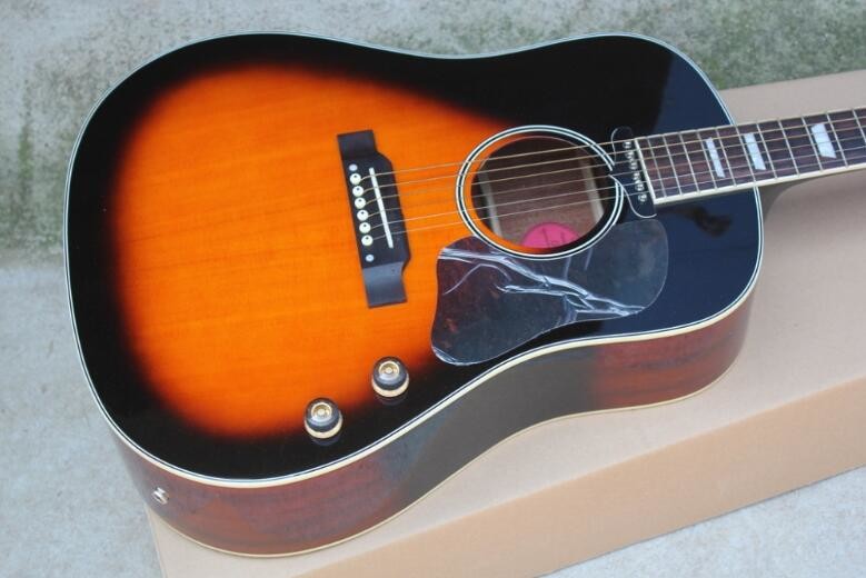 John Lennon G160E VS Acoustic guitar sunburst