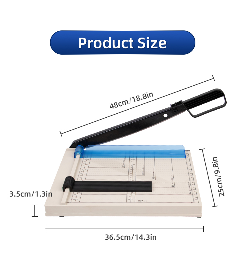 Cutting Size A4/320*240MM Metal Plastic Office Photo Paper Cutter with Sturdy Base