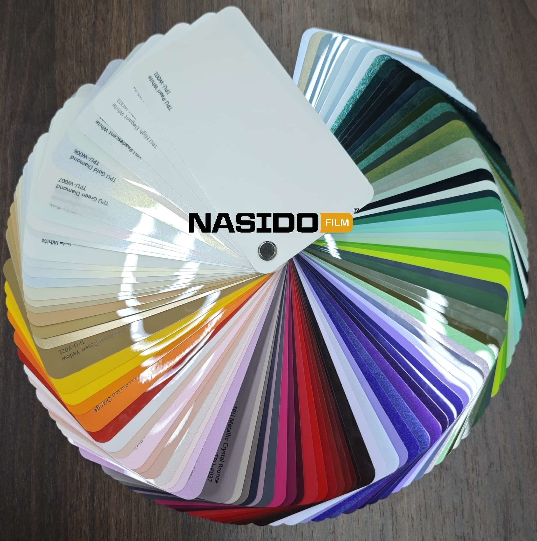 NASIDO Blue-Green TPU Color Wrap Film High Stretchability Free A4 Size