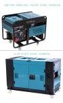 13kw Air Cooled 2 Cylinder Diesel Portable Generator 4 Stroke with Customized