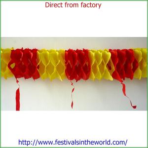 Quality honeycomb paper garland festival decorative party wholesale