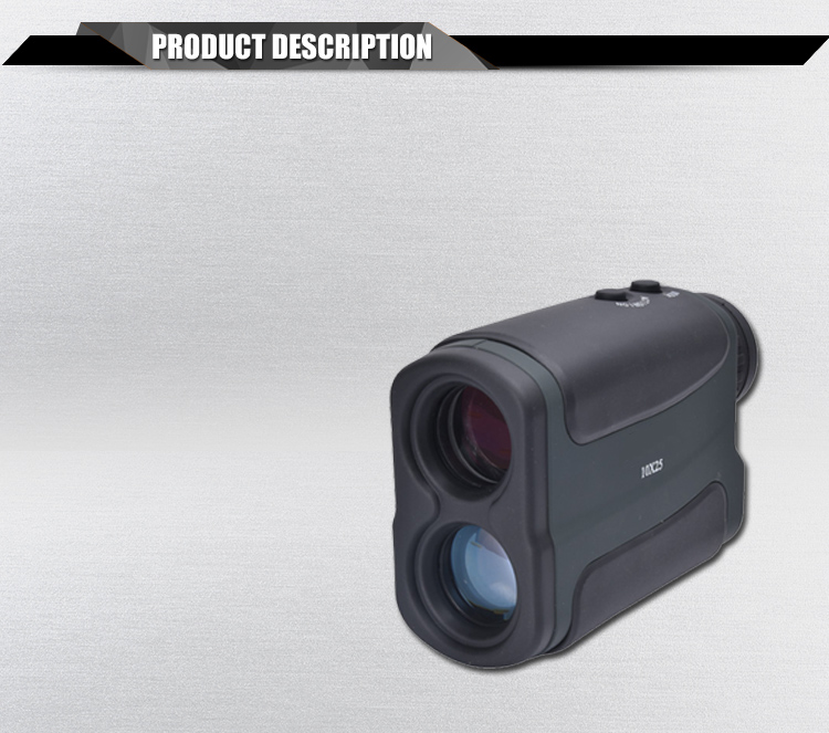 Golf Club Observation 10X25 Laser Range Finder with LCD Display and Eye Safe Class 1 Laser