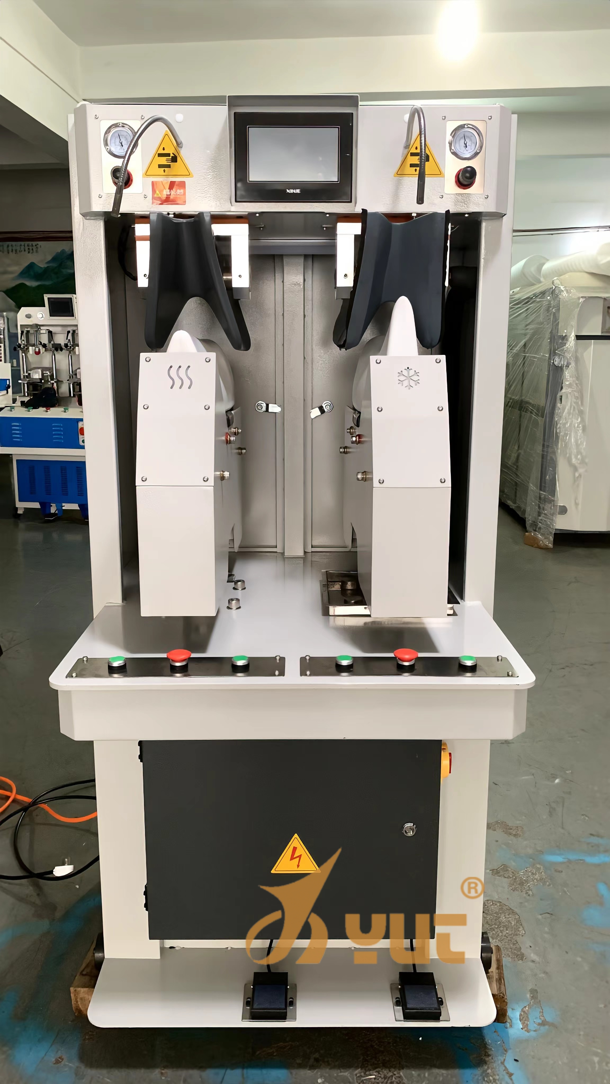 YT-688A 3D Upper Vamp Shoe Crimping Machine Boots Molding Machine Shoes Machine Making with Temperature Range 0-150C