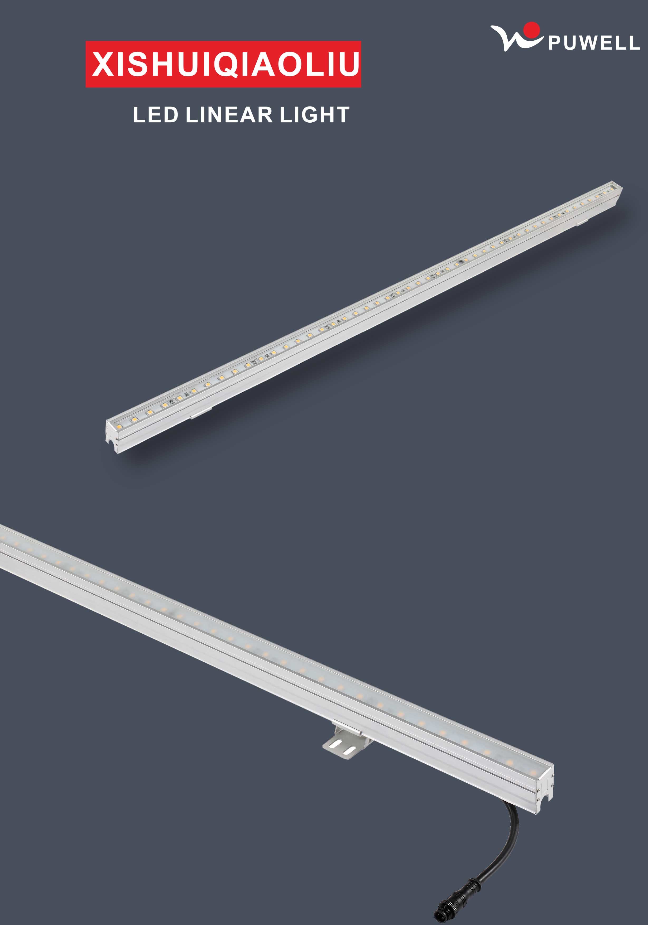 Waterproof OSRAM 2835 15W LED Linear Strip Light