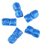 Blue Biodegradable Disposable Shoe Covers / PE CPE Safety Footwear Covers