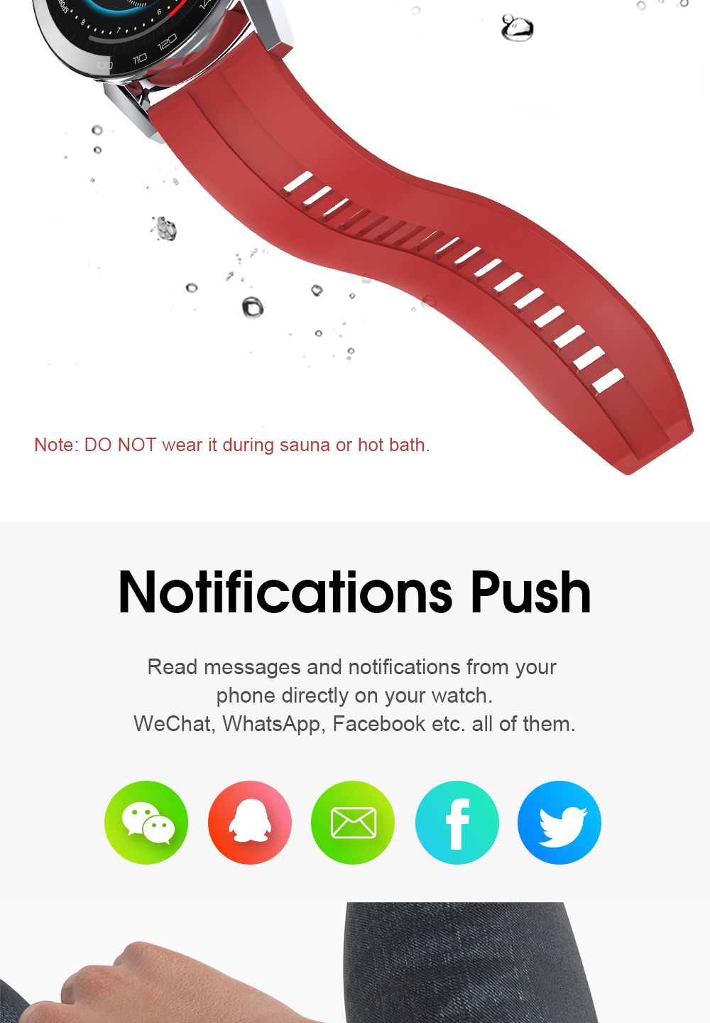 ECG Heart rate Amazfit Gts sport bracelet smart watch Apply For Huawei