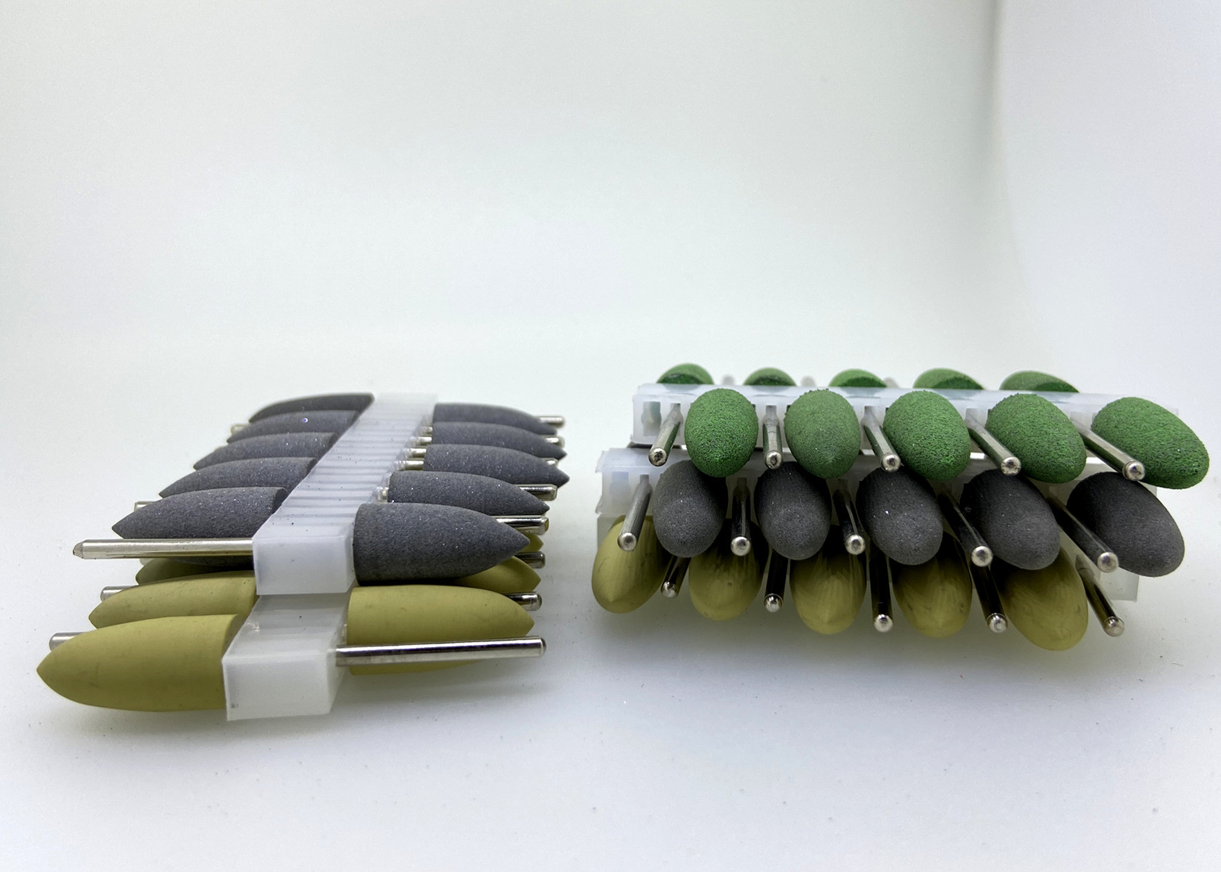 Denture Diamond Grinding Stones Silicone Rubber Adjusting Dental Acrylic Polisher