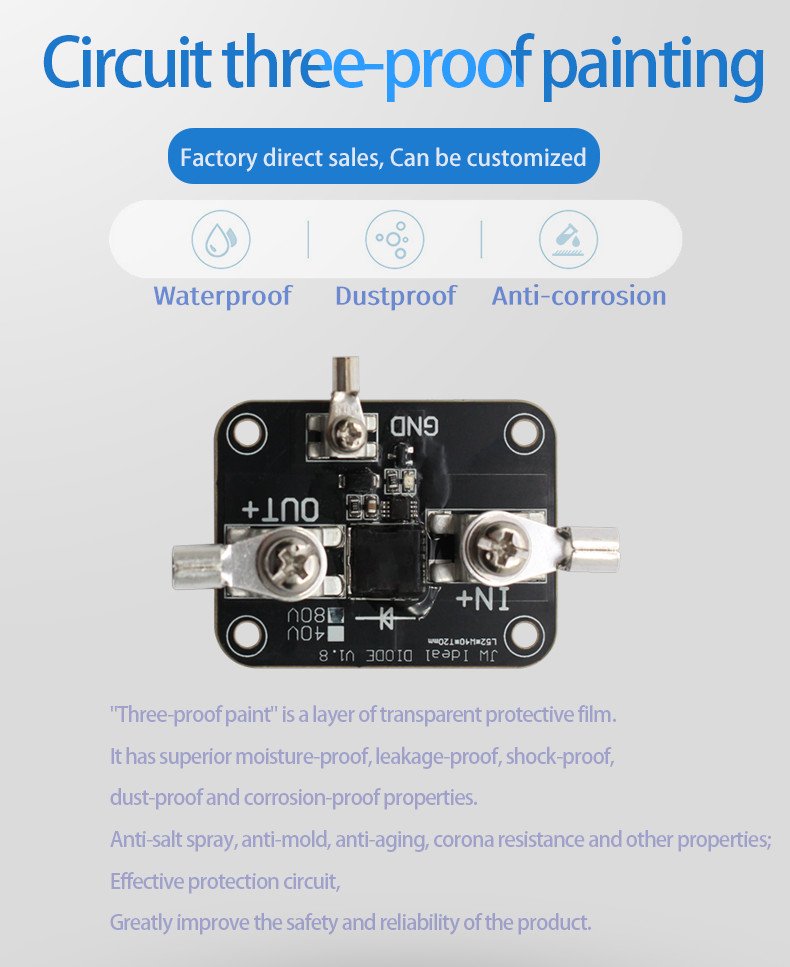 9 - 40V High Current Diode 12V 24V 36V 50A High Voltage Ideal Diode Controller