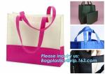 Custom Promotional wine shopping tote fabric polypropylene laminated pp non