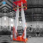 Aluminium Alloy Mast Construction Lift Platform For Single Man