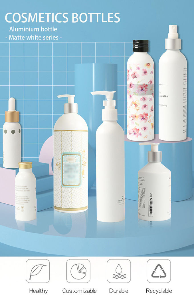 Recyclable 300ml Shampoo And Conditioner Bottles With Lotion Pump