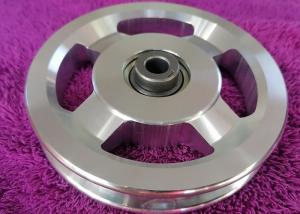 Quality 4.5 Inch Multifunction Fitness Equipment Steel Cable Pulley Wheels For Health Clubs wholesale