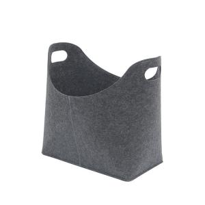 Quality Durable Foldable 0.5kg Felt Storage Boxes Firewood For Dirty Clothes wholesale
