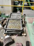 50 Ton 550*550 Paver Tile Making Machine Four Flooring Tile Rubber Mold
