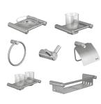 SUS304 13 Piece Bathroom Hardware Sets Wall Mounted Polished