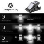 Solar LED Street Light Outdoor Clip-on Motion Sensing Light IP65 Waterproof