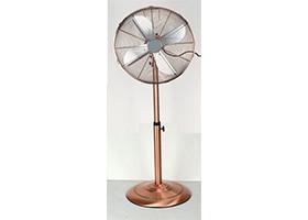 Quality SAA 16 Antique Electric Fans Adjustable Tilt Chrome Metal Blade Pedestal wholesale