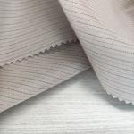 Medium Weight Suit and Workwear Fabric Polyester Cotton Like Dyed Yarn Stripe