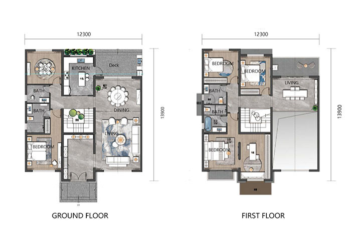 Luxury Hurricane Resistant Prefab Villa 3 Bedroom Modular Home House