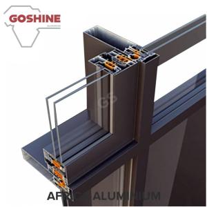 Quality 6063 T5 Powder coating curtain wall aluminum profiles for Kuwait wholesale
