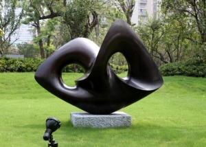 Quality Hotel Customized Outdoor Stainless Steel Abstract Ribbon Metal Sculpture wholesale