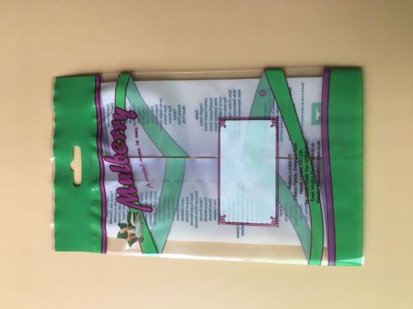 OPP + CPP Composite Packaging Poly Bags Open Bottom Heat - Sealed For Dried