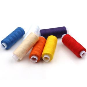 Quality High Strength Multi Colored Threads 100% Cotton Wrinkle Resistance wholesale