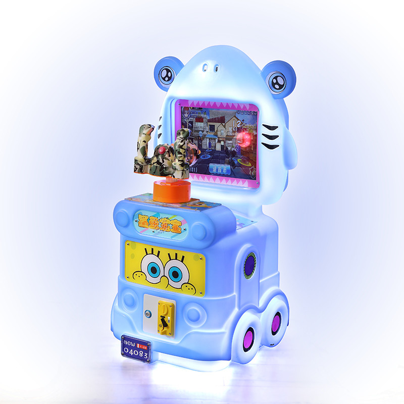 Dreamland Coin Operated Shark Baby Car Racing Video Kids Game Machine Cute Cabinet Children Arcade Game Machine