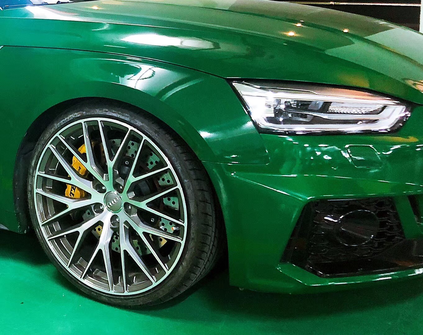 BBK For Audi Q3 Q5 Q7 6piston Caliper With 355*32mm 18inc Wheel Rotor Slotted Drilled Disc