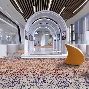 Quality 100% Nylon Commercial Full Room Carpet Ink Painting Style Printing Carpet wholesale