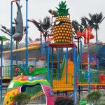 Environmental Friendly Water Park Playgrounds Fiberglass With Kids Slide
