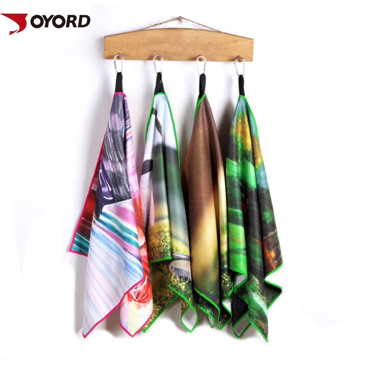 Convenient Custom Gym Towel Sublimation Printing Antibacterial High Density