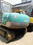 Second Hand Construction Machinery , Kobelco Sk100 Excavator 600mm Shoe Size