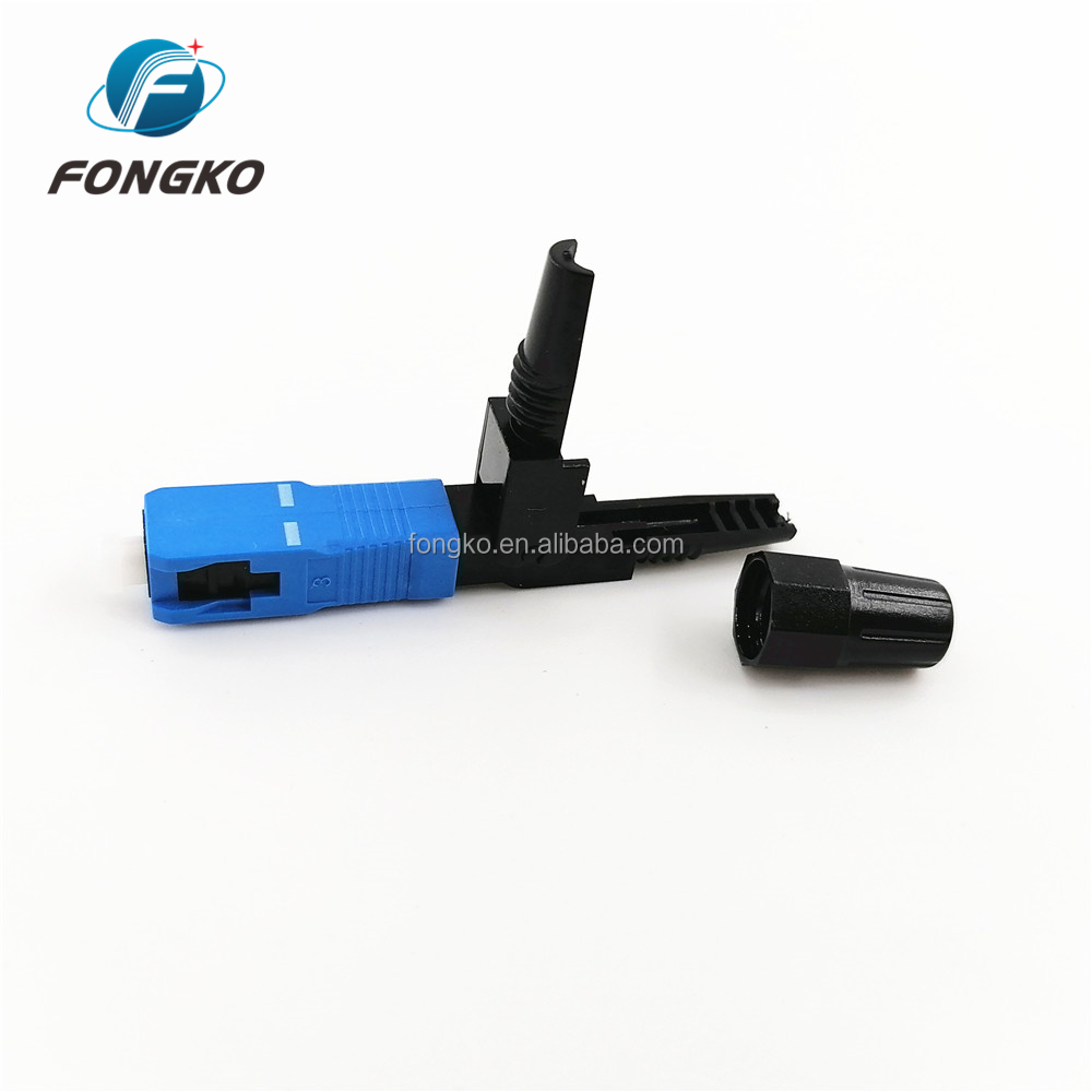 SC UPC to SC APC Fiber Fast Connector Quick Field Installable Connector