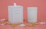Decorative Luxury Scented Candles 100% Soy Wax Matte Glass Jar In White Color