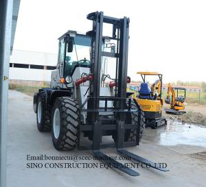 Quality Off Road Rough Terrain 3000kg 30mm Diesel Forklift Truck wholesale