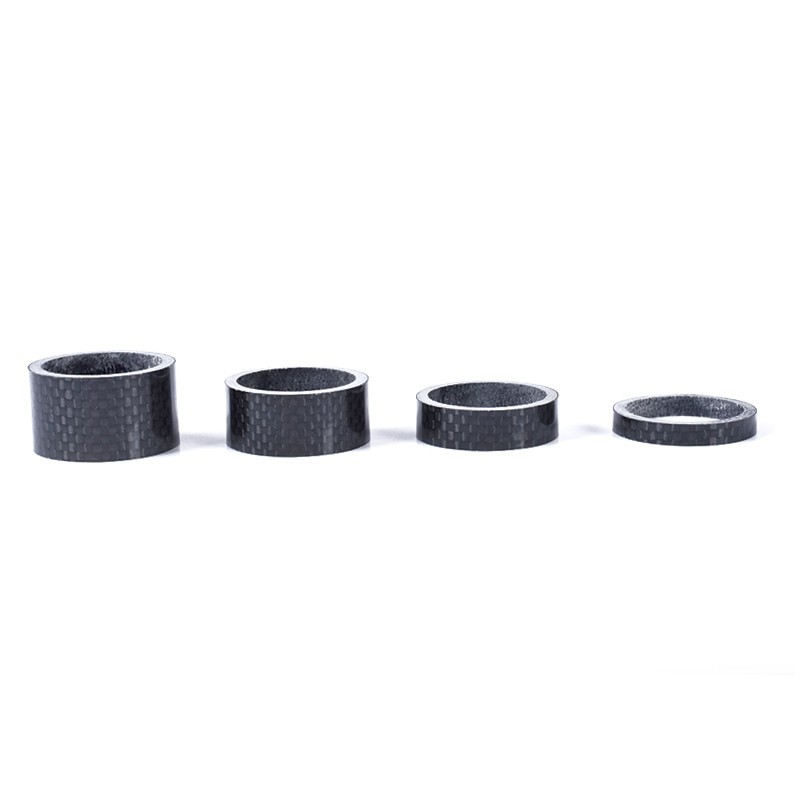 28.6mm Carbon Fiber Headset Spacers 3K Weave Bicycle Stem Spacers