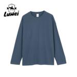 Men Thick Crew Neck Sweatshirt Custom Embroidered Hoodies With Logo