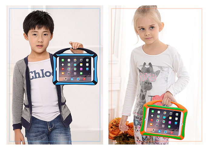 Simple Silicone Protective Smart Air Case Customized Color For IPad Mini